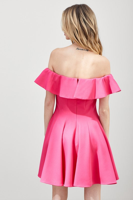 Layla Ruffle Mini Dress