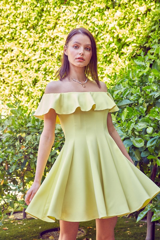 Layla Ruffle Mini Dress