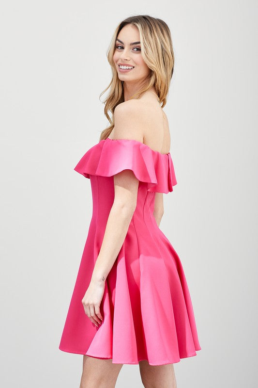 Layla Ruffle Mini Dress