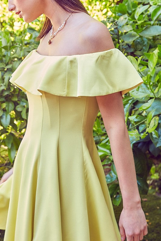 Layla Ruffle Mini Dress