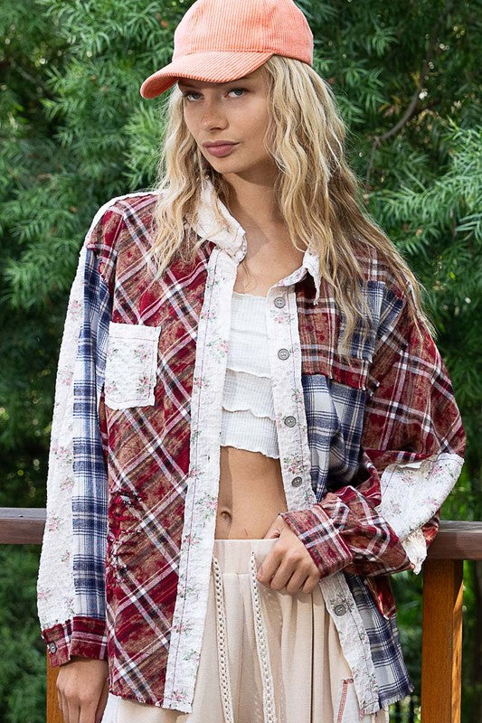 Camila Plaid Button Up Shirt