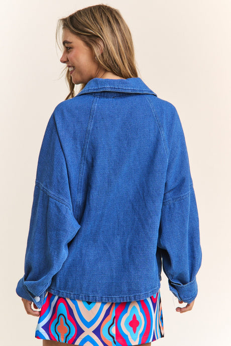 Maria Long Sleeve Denim Shacket