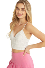 Victoria Lace Crop Cami