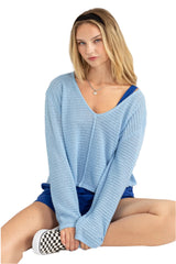 Maeve V-Neck Long Sleeve Top