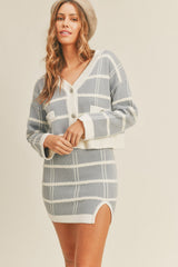 Hazel Sweater Cardigan and Mini Skirt Set
